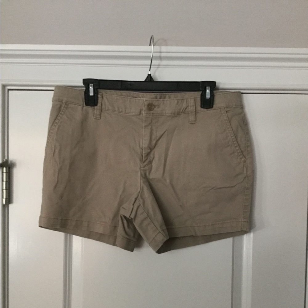 Khaki Victoria’s Secret shorts
